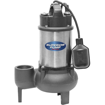 Superior Pump 3/4HP Stainless Sewage Pump 93775